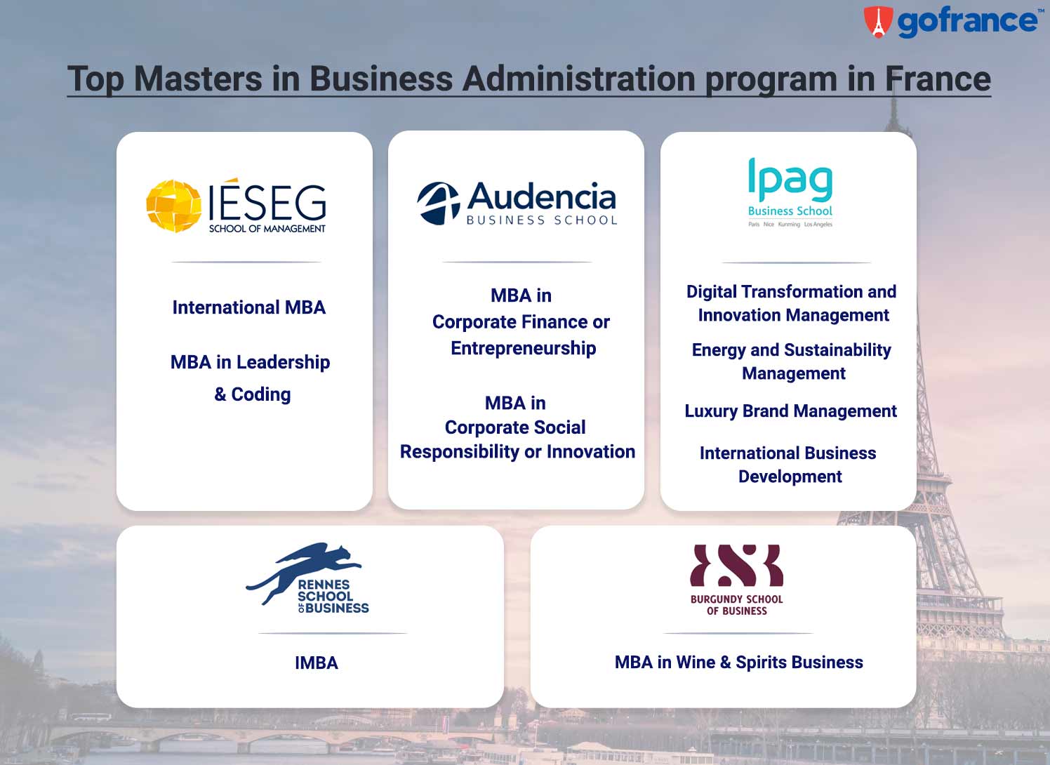 MBA in France Infographics